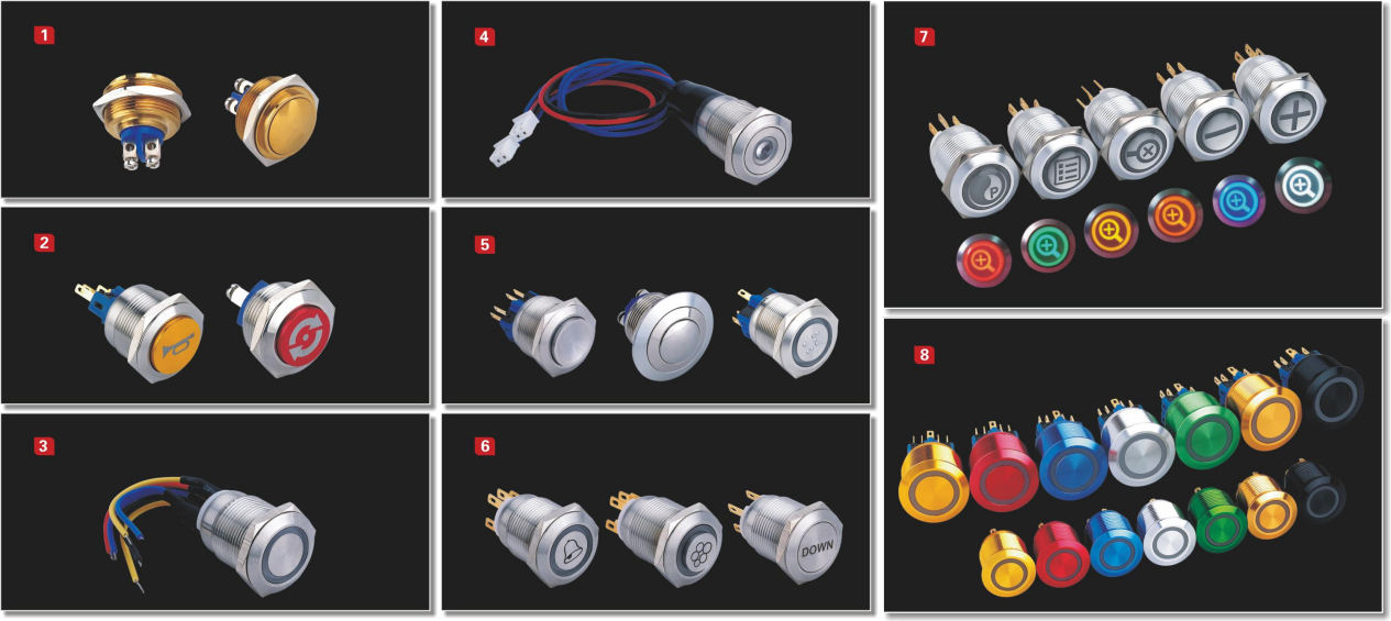 ONPOW Push button Switches