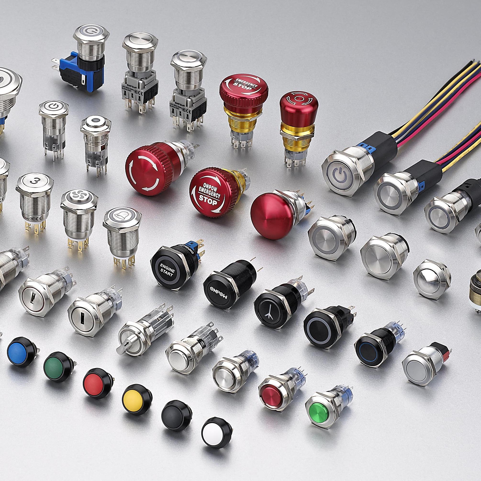 metal push button switch